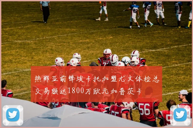 热那亚前锋埃卡托加盟尤文体检总交易额达1800万欧元加普茨卡